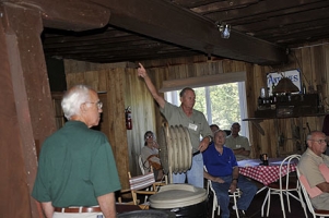 Richard Nye giving history of Kemps Mill