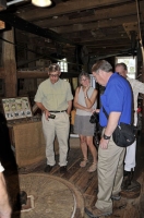 Discussing the bed stone